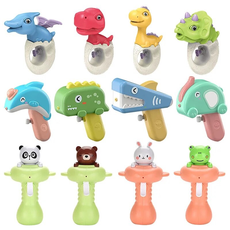 Baby Animals Water Guns For Kids Cartoon Cute Fun Outdoor Beach Water Fight Small Water Gun Summer Toy| |   - AliExpress