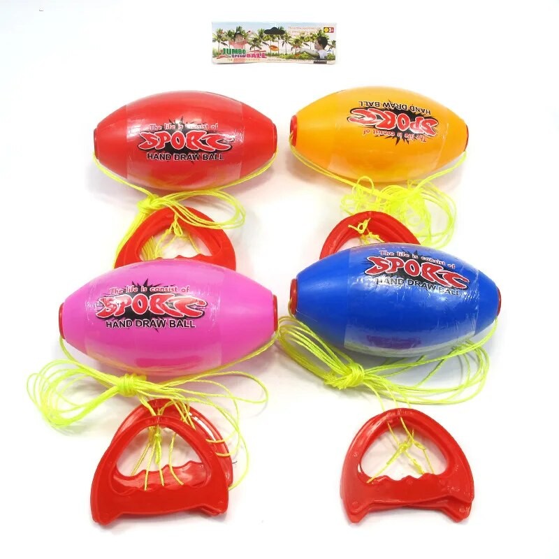 Children's Rally Ball Parent child Toy Double Shuttle Hand Drawn Ball Fun Outdoor Sports Fitness Throw Combination Shuttle Ball| |   - AliExpress