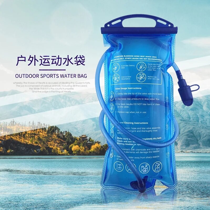 Outdoor Sports 2L Bike Water Bag Portable Eco friendly Bicycle Water Bottle Foldable Cycling Bag for Camping Hiking Running| |   - AliExpress