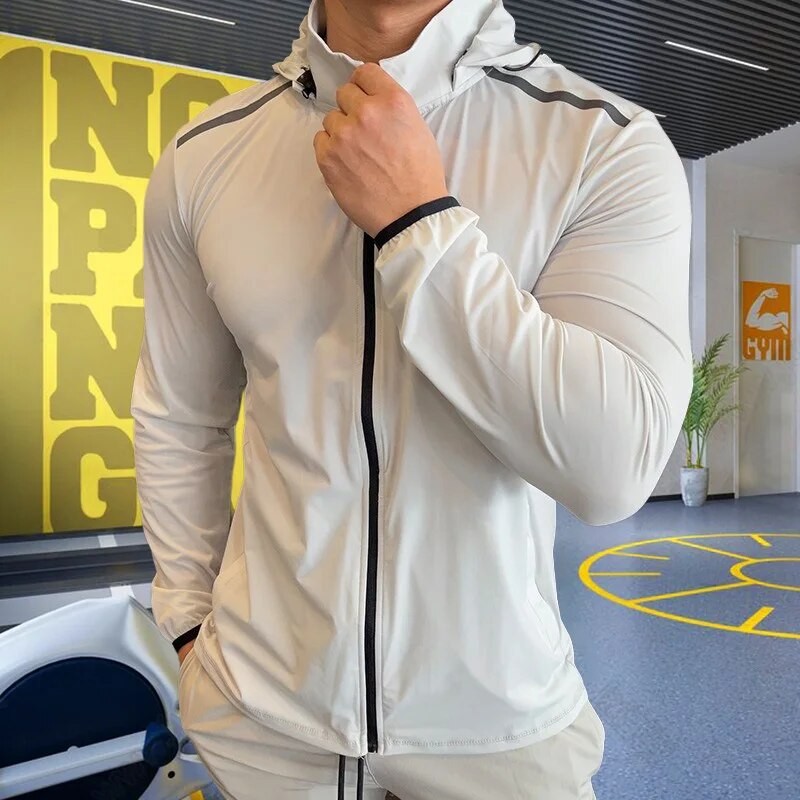 Hoodie Jacket Fitness Men | Men Hoodies Sports Training - Trainning & Exercise Sweaters - Aliexpress