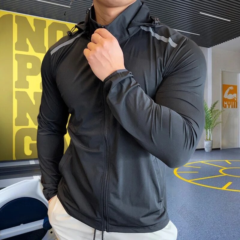 Hoodie Jacket Fitness Men | Men Hoodies Sports Training - Trainning & Exercise Sweaters - Aliexpress