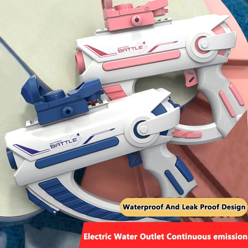 Electric Water Gun Automatic Continuous Beach Large capacity Swimming Pool Summer Outdoor Fun Toy for Baby Children Boy Gifts| |   - AliExpress