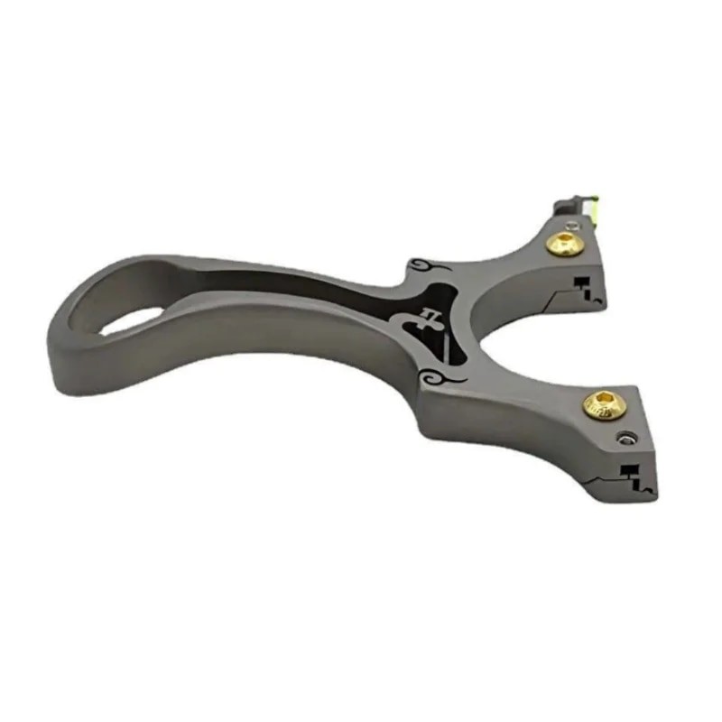 Professional Outdoor Shooting Hunting Slingshot Titanium alloy flat Leather Slingshot Parent child Sports fun toys| |   - AliExpress