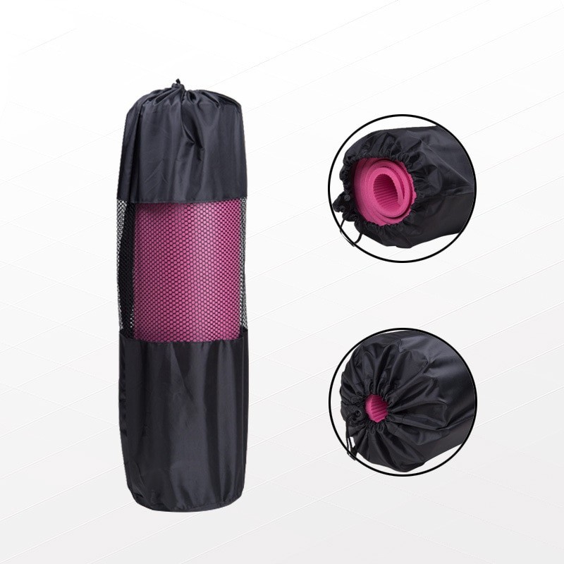 1 Pcs Yoga Mat Bag Exercise Fitness Carrier Nylon Mesh Center Adjustable Strap Pilates Fitness Body Building Sports Equipment - Yoga Mats - AliExpress