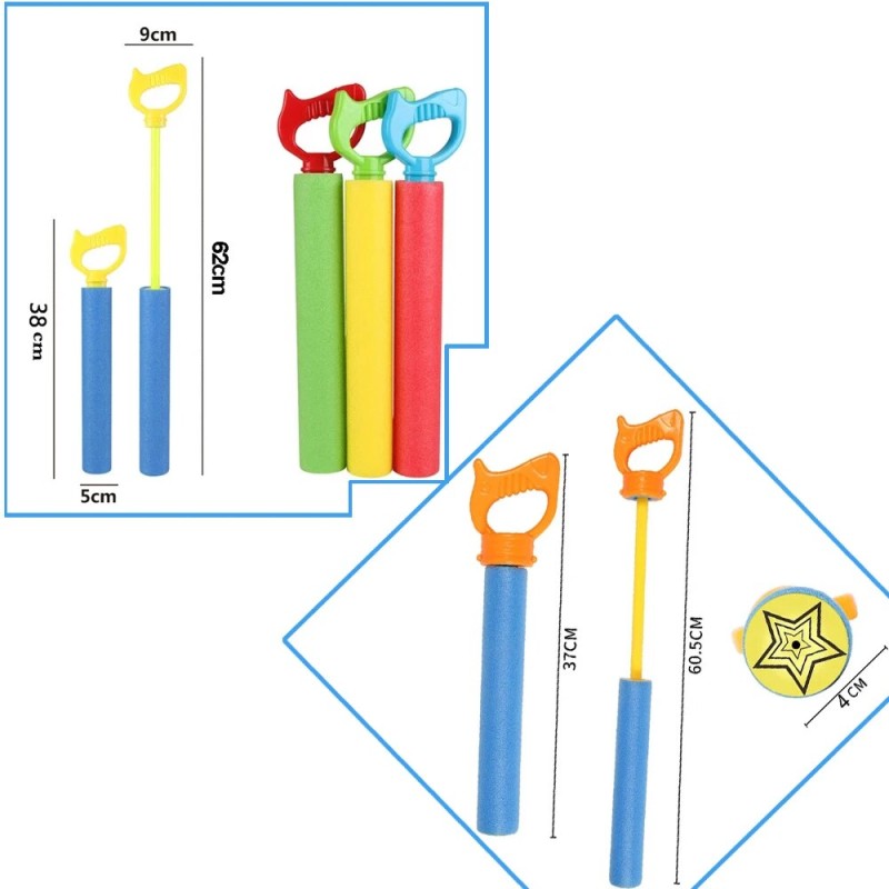 Foam Water Gun Blaster Toy Kids Beach Squirt Pistol Spray Summer Pool Outdoor Fun Eva Toys Family Party Favors Boy Birthday Gift - Water Guns, Blasters & Soakers - AliExpress