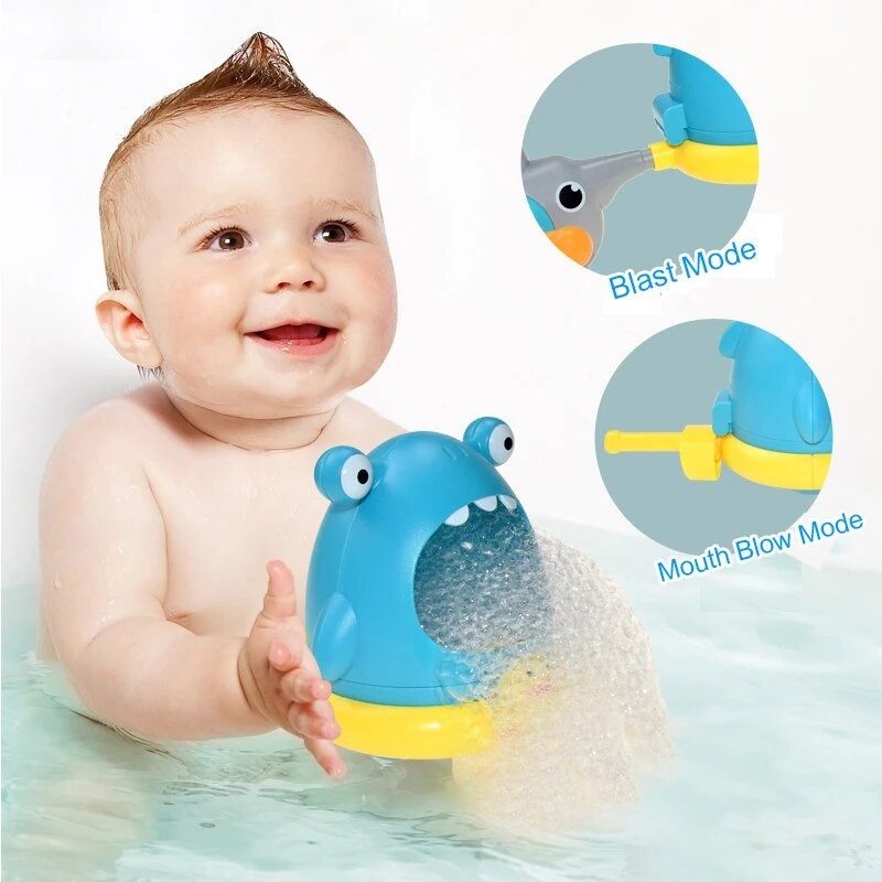 Crab Bubble Blower Summer Toys For Bathroom Shark Soap Bubble Machine Toy For Bathroom Swimming Kids Outdoor Fun Sports Hobbies - Bubbles - AliExpress