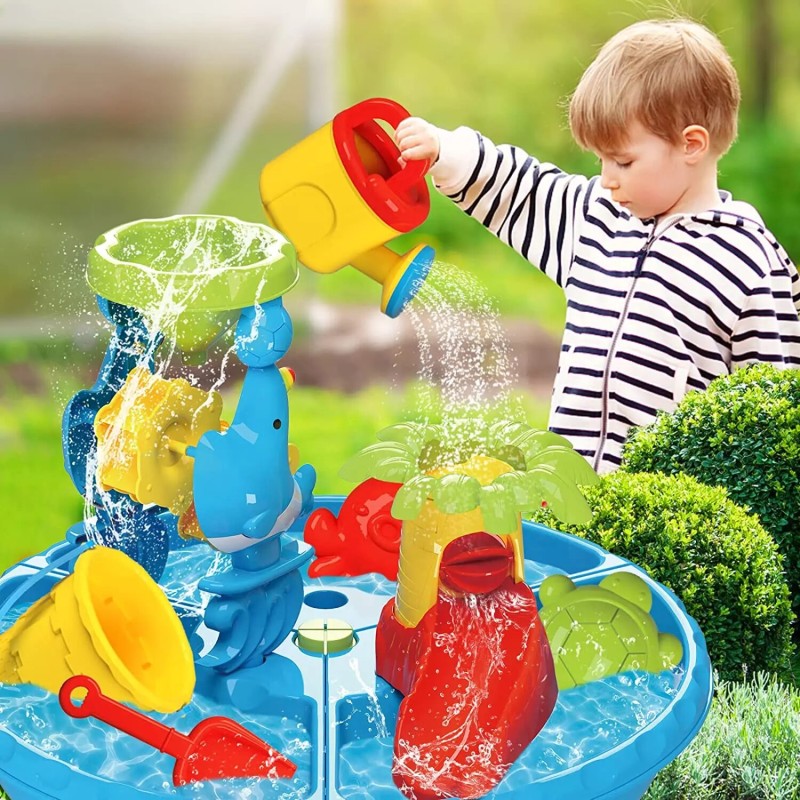 Vatos 3 In 1 Sand Water Table Toys For Kids Splash Water Table Play Toys For Outdoor Fun Sports Water Summer Beach Activity - Beach/sand Toys - AliExpress