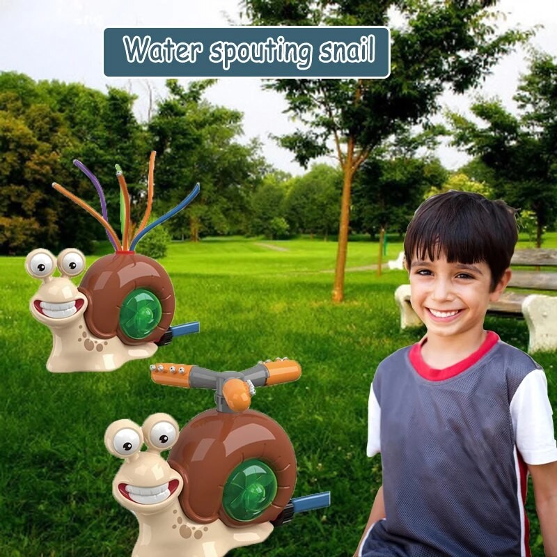 Water Splash Toy Spinning Snail Summer Outdoor Lawn Playing Water Sprinkler Kids Toys Backyard Game Fun Sports Gril Boys Gifts - Bath Toy - AliExpress