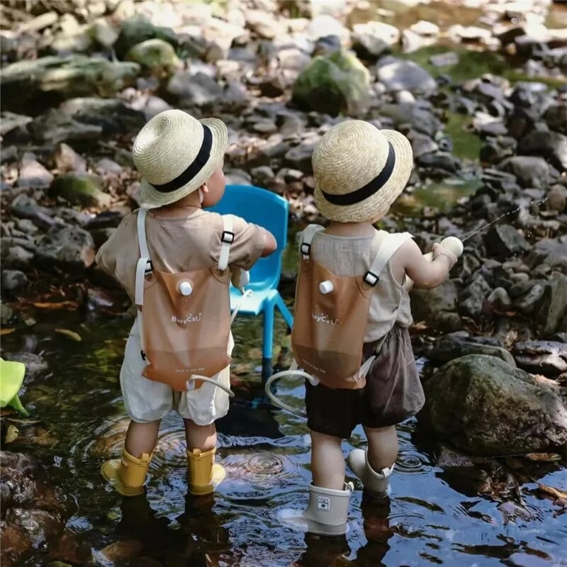 Summer Backpack Water Gun Soft Bag Spray Pool Games Family Fun Squirt Outdoor Beach Yard Children Toys For Kids Boys Girls Gifts - Water Guns, Blasters & Soakers - AliExpress