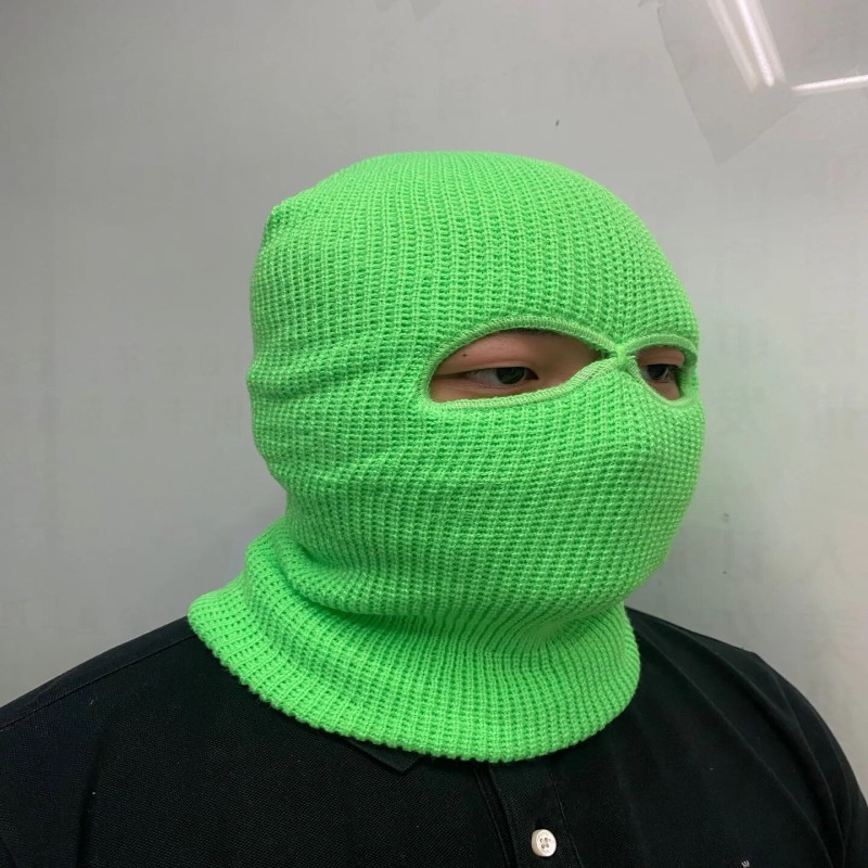 1/2/3 Hole Winter Balaclava Hat Knitted Full Face Cover Neck Warm Knit Beanie for Outdoor Sports Unisex Ski Mask Bonnet| |   - AliExpress