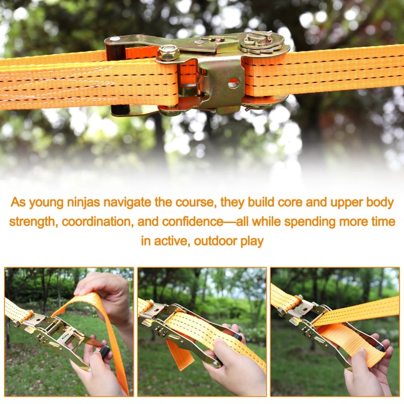 Children Climbing  Rope Exercise Line Obstacle Training Equipment Kids Fun Slack Line Outdoor Children's Sports Equipment|Playground|   - AliExpress