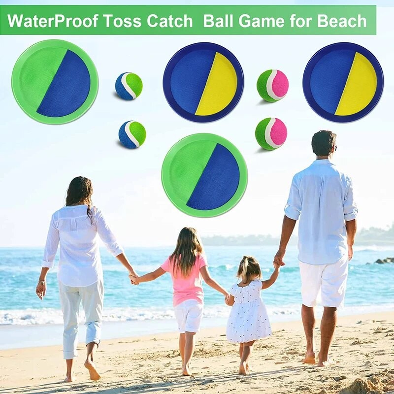 Toss Catch Ball Toys Set Outdoor Toy Game Beach Backyard Lawn Sport Activity Fun Outside Indoor Toy Gifts for Kids Girls Boys| |   - AliExpress