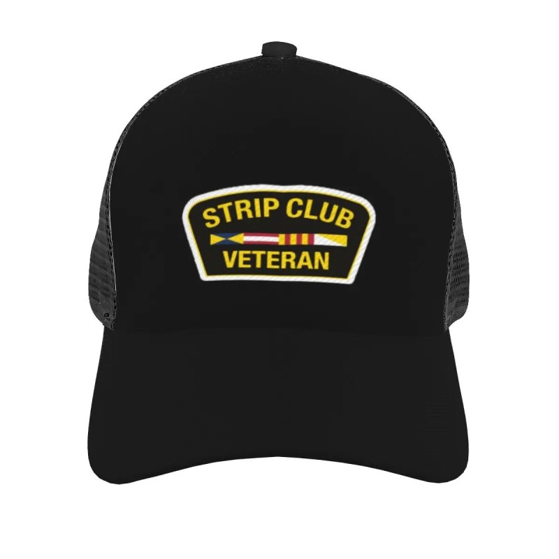 Summer Unisex Baseball Cap Male Female Breathable Mesh Snapback Hat Strip Club Veteran Casual Sport Hat| |   - AliExpress