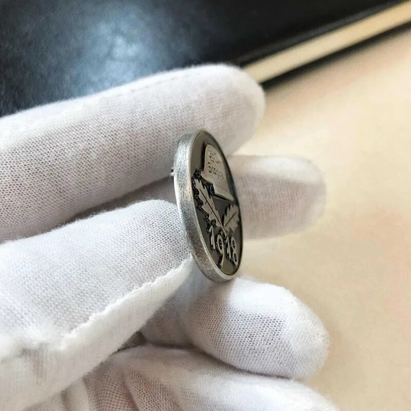 1918 replica of German veteran badge oak leaf helmet metal brooch| |   - AliExpress