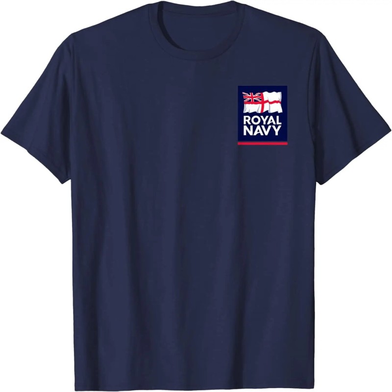 Royal Navy Uk Naval Flag Patch Military Veteran Men T-shirt Short Sleeve Casual Cotton O-neck Summer Men T Shirt - T-shirts - AliExpress