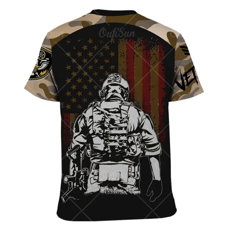 Army Veterans Shirt Men | Polyester Clothing Tops | Us Army Men's Shirt - 3d Men's - Aliexpress