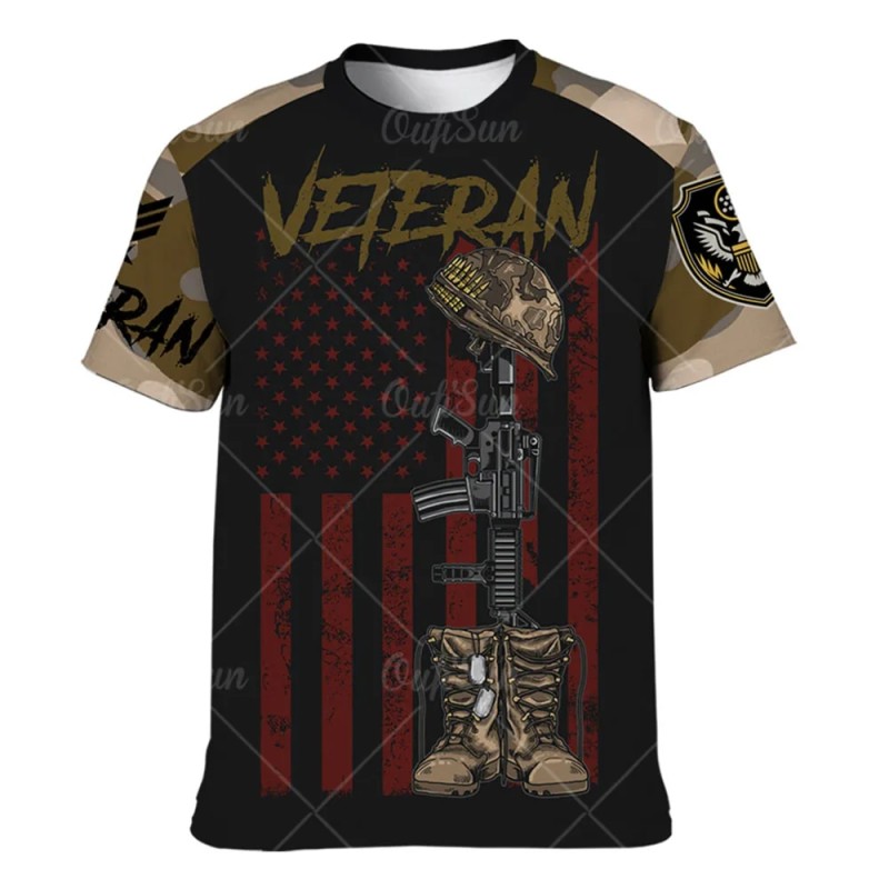 Army Veterans Shirt Men | Polyester Clothing Tops | Us Army Men's Shirt - 3d Men's - Aliexpress