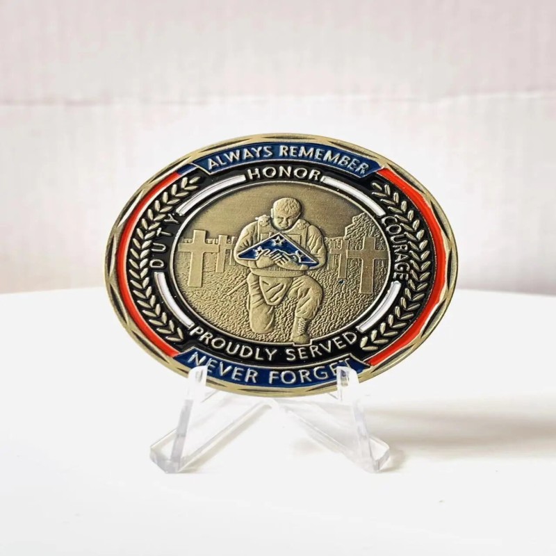 Souvenir Coin Veterans Memorial Emblem Metal Crafts Commemorative Medal Challenge Coin| |   - AliExpress