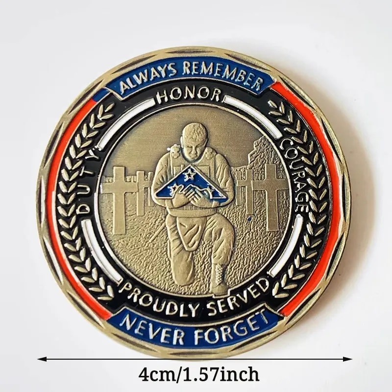 Souvenir Coin Veterans Memorial Emblem Metal Crafts Commemorative Medal Challenge Coin| |   - AliExpress