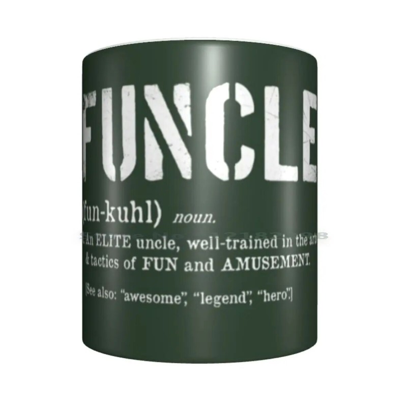 Funcle Fun Uncle Definition For Military Veterans Ceramic Mugs Coffee Cups Milk Tea Mug Funcle Fun Uncle Definition Idea - Mugs - AliExpress
