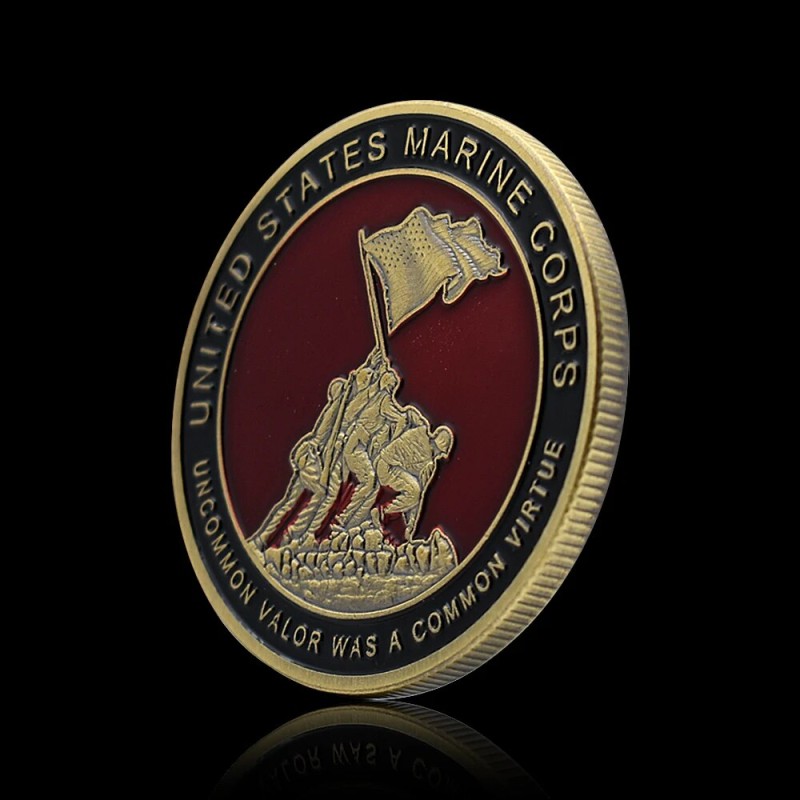 United States Marine Corps Challenge Coin Semper Fidelis BronzeCommemorative Medal Collectibles Veterans Badge Souvenir| |   - AliExpress