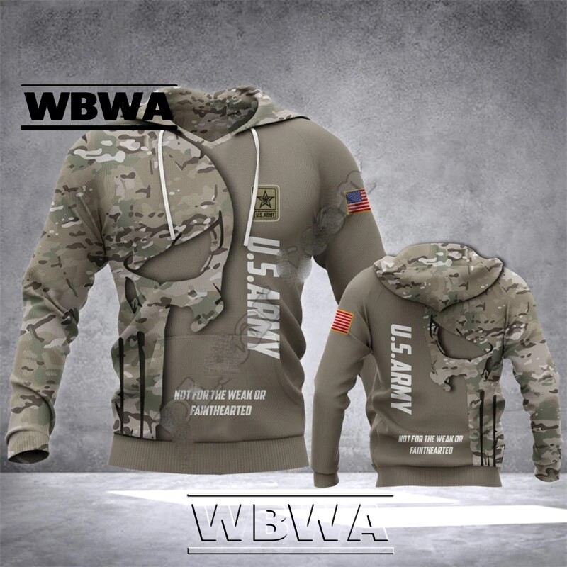 WBWA Veteran Military Army Suit Soldier Camo Autumn Pullover NewFashion Tracksuit 3DPrint Men/Women Casual Hoodies 2023 New| |   - AliExpress