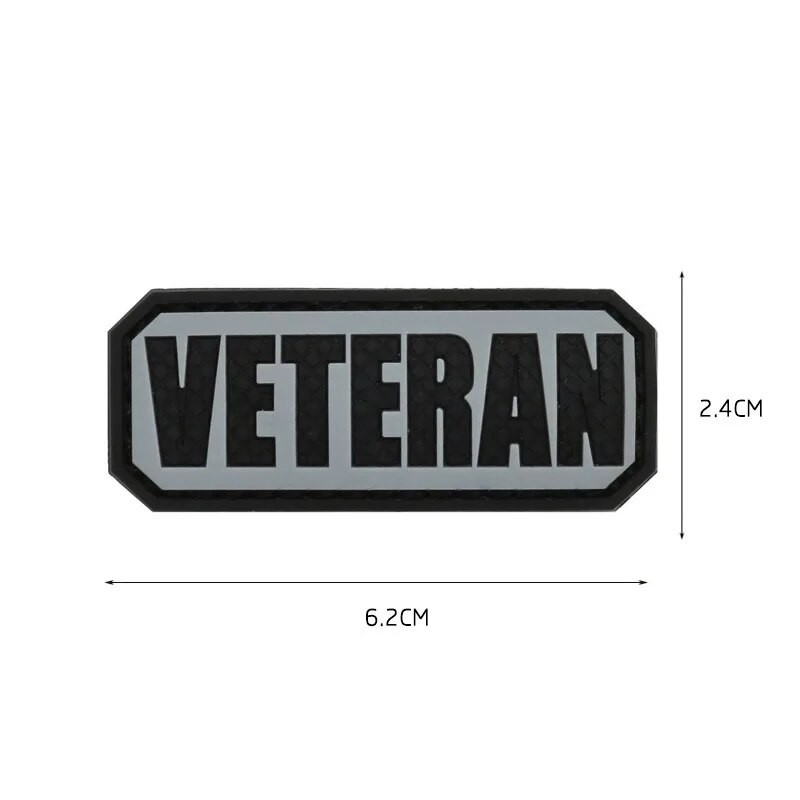 Pvc Meme War Veteran Patch Tactical Emblem Badges Military Embroidery Patches For Jackets Jeans - Patches - AliExpress