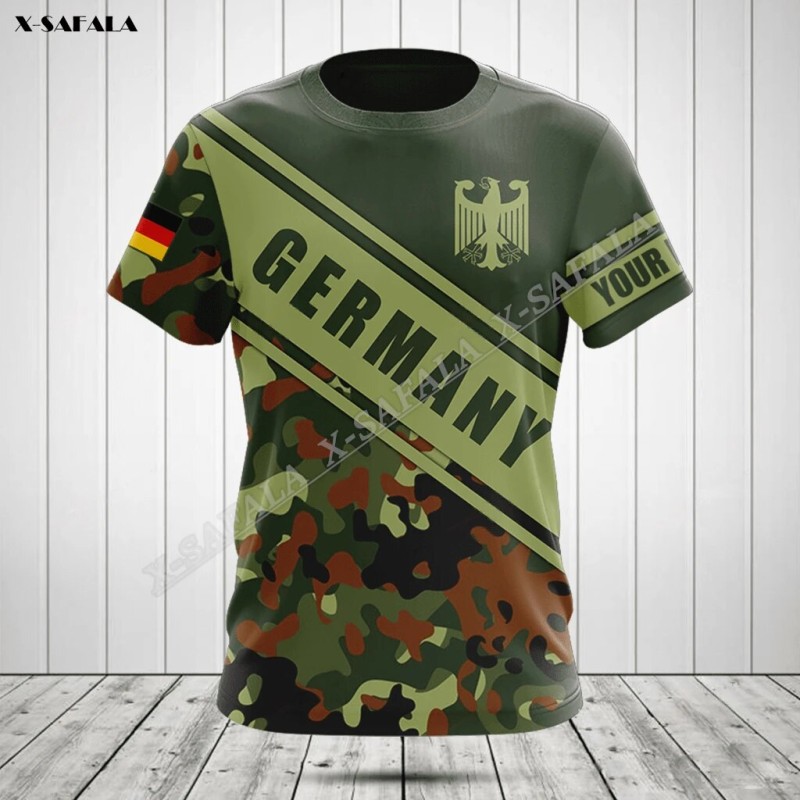 Custom Ukrainian Ukraine Soldier ARMY Camo VETERAN Flag 3D Print High Quality T shirt Round Neck Men Casual Top Clothing| |   - AliExpress