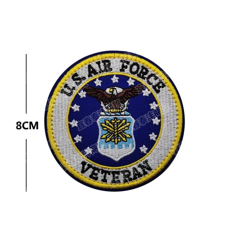United States Veteran Embroidery Morale Badges Marines Corps Insignia Seabees Tactical Hook&loop Patch American Military Emblem| |   - AliExpress