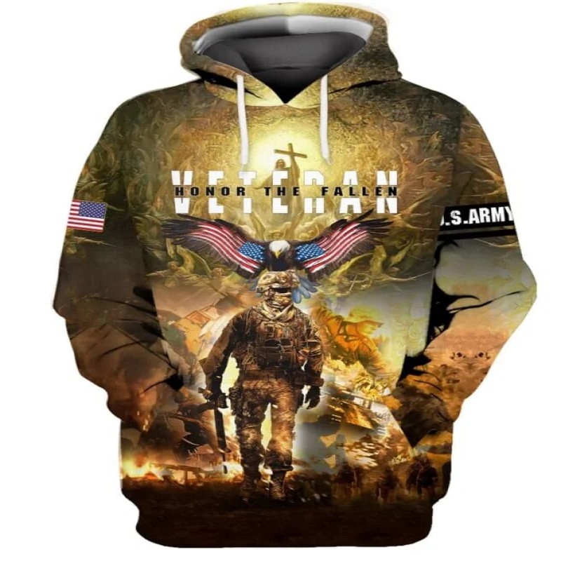 US Army Veterans Hoodie Knight And Soldiers Adult Hoodie Men's Casual Hoodie| |   - AliExpress