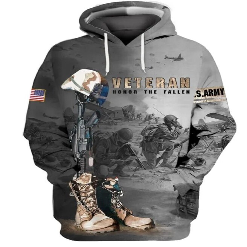 US Army Veterans Hoodie Knight And Soldiers Adult Hoodie Men's Casual Hoodie| |   - AliExpress