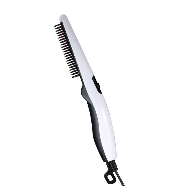 Negative Ion Hair Straightener Styling Comb Hot Comb Press Beard Brush For Men - Image 4